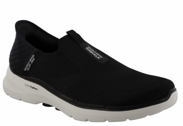 MEN'S Skechers Slip-ins: GO WALK 6 - Easy On shoe Black 216278/BLK
